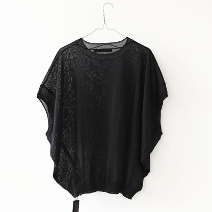 mizuiro ind [ミズイロ インド] sheer wide cocoon P/O・wide cocoon sheer vest [1-220063]シアーワイドコクーンプルオーバー・ワイドコクーンシアーベスト・コクーンシルエット・ワイドシルエット・ゆったりシルエット・コクーンベスト・LADY'S[2026SS]