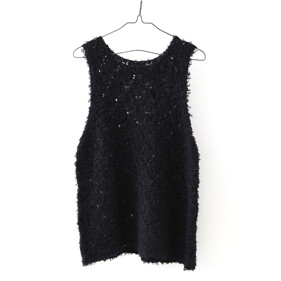 mizuiro ind [ミズイロ インド] patterned vest [1-220069] パターンベスト・ベスト・ダイヤ柄・ニットベスト・レイヤードスタイル・LADY'S [2026ss]