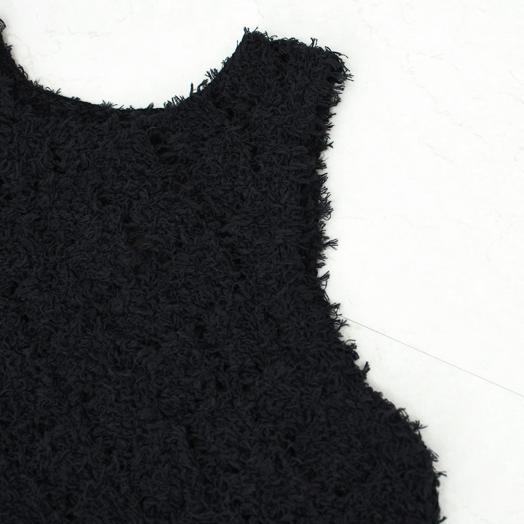 mizuiro ind [ミズイロ インド] patterned vest [1-220069] パターンベスト・ベスト・ダイヤ柄・ニットベスト・レイヤードスタイル・LADY'S [2026ss]