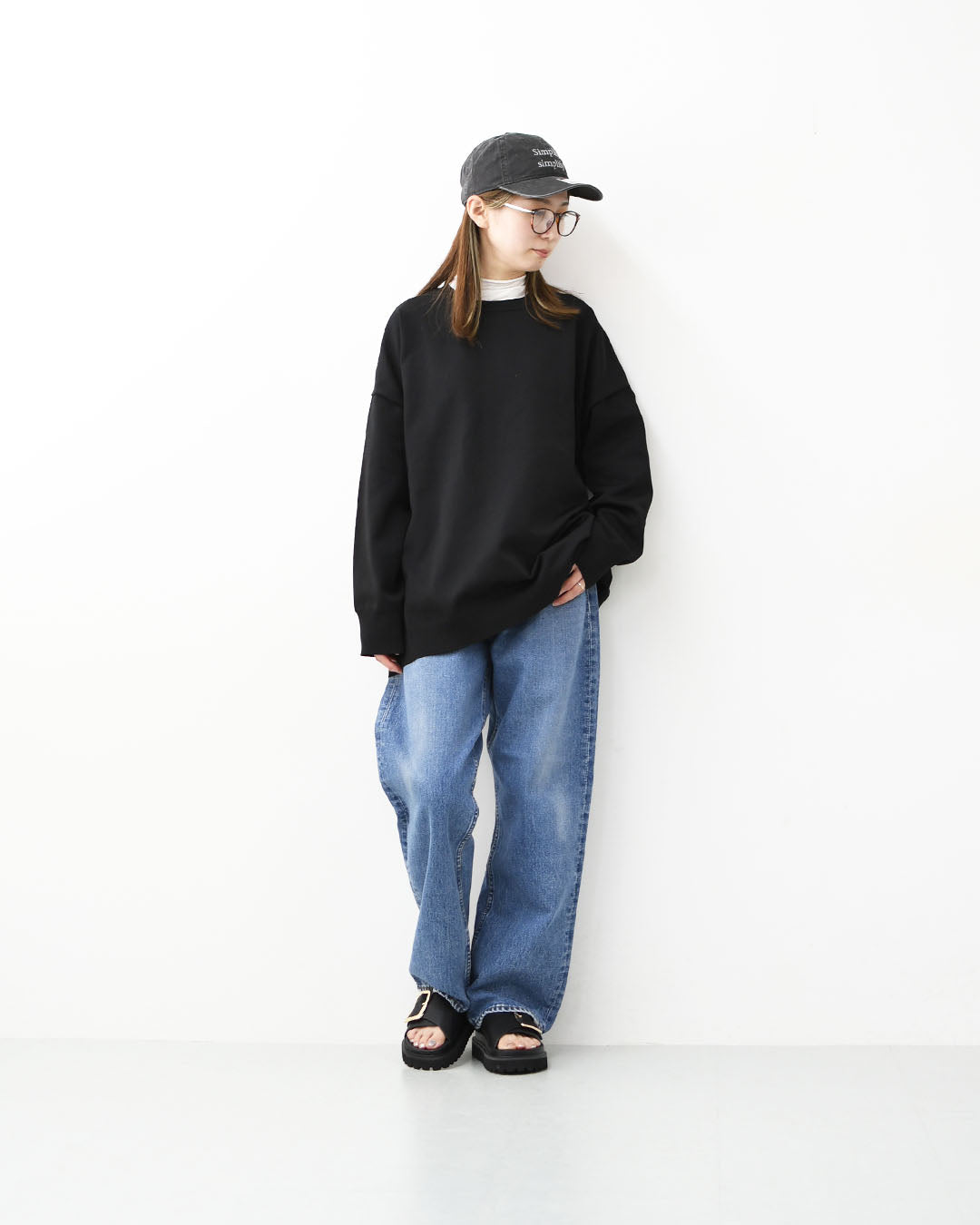 mizuiro ind [ミズイロ インド] crew neck wide P/O [1-220077] クルーネックワイドプルオーバー・クルーネック・ワイドシルエット・ゆったりシルエット・LADY'S [2026SS]