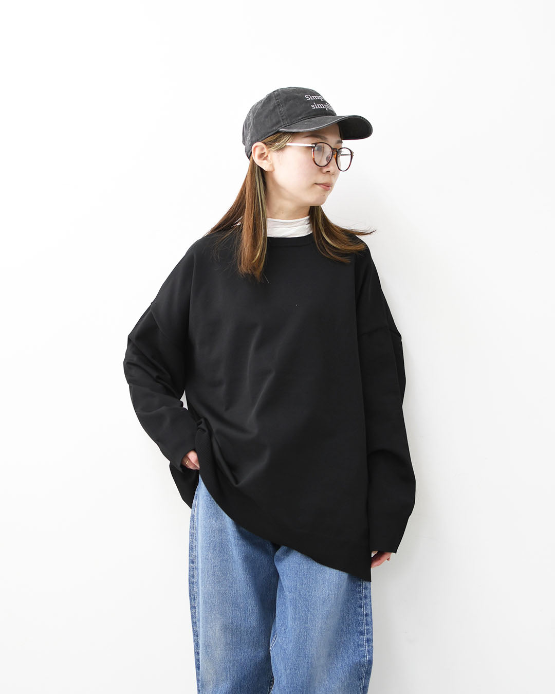 mizuiro ind [ミズイロ インド] crew neck wide P/O [1-220077] クルーネックワイドプルオーバー・クルーネック・ワイドシルエット・ゆったりシルエット・LADY'S [2026SS]