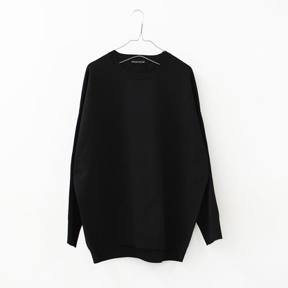 mizuiro ind [ミズイロ インド] crew neck wide P/O [1-220077] クルーネックワイドプルオーバー・クルーネック・ワイドシルエット・ゆったりシルエット・LADY'S [2026SS]
