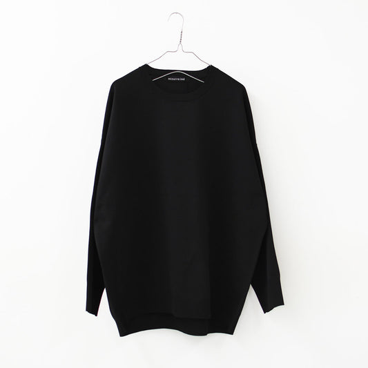 mizuiro ind [ミズイロ インド] crew neck wide P/O [1-220077] クルーネックワイドプルオーバー・クルーネック・ワイドシルエット・ゆったりシルエット・LADY'S [2026SS]