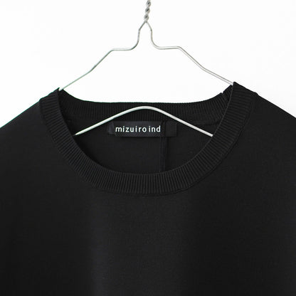 mizuiro ind [ミズイロ インド] crew neck wide P/O [1-220077] クルーネックワイドプルオーバー・クルーネック・ワイドシルエット・ゆったりシルエット・LADY'S [2026SS]