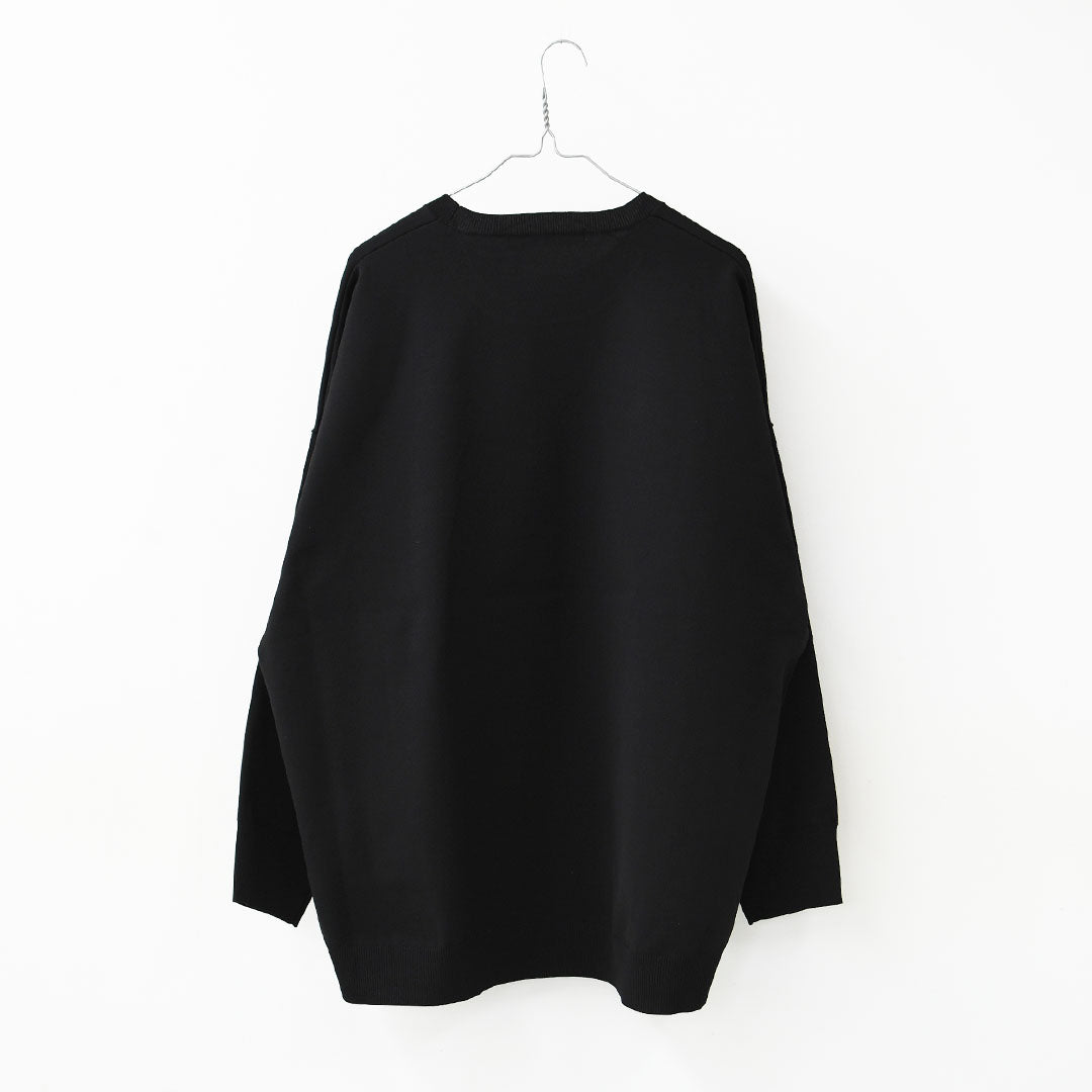 mizuiro ind [ミズイロ インド] crew neck wide P/O [1-220077] クルーネックワイドプルオーバー・クルーネック・ワイドシルエット・ゆったりシルエット・LADY'S [2026SS]