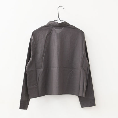 mizuiro ind [ミズイロ インド] pin tuck collar shirt  [1-230126] ピンタックカラーシャツ・LADY'S [2026SS]