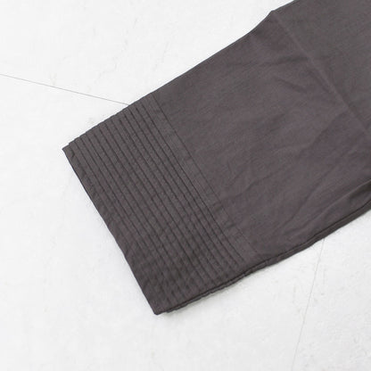 mizuiro ind [ミズイロ インド] pin tuck collar shirt  [1-230126] ピンタックカラーシャツ・LADY'S [2026SS]