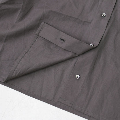 mizuiro ind [ミズイロ インド] pin tuck collar shirt  [1-230126] ピンタックカラーシャツ・LADY'S [2026SS]