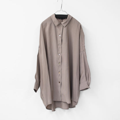 mizuiro ind [ミズイロ インド] wide tunic shirt [1-230129] ワイドタックシャツ・LADY'S [2026ss]