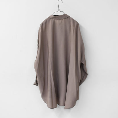 mizuiro ind [ミズイロ インド] wide tunic shirt [1-230129] ワイドタックシャツ・LADY'S [2026ss]