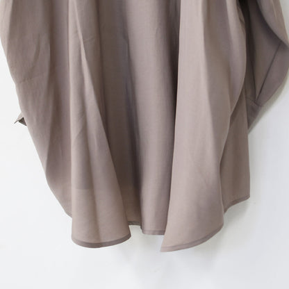 mizuiro ind [ミズイロ インド] wide tunic shirt [1-230129] ワイドタックシャツ・LADY'S [2026ss]