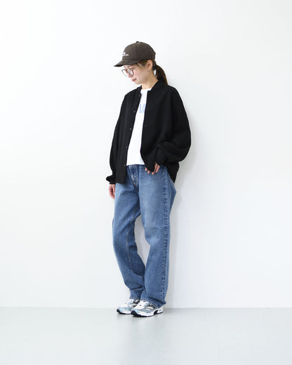 mizuiro ind [ミズイロ インド] blouson like shirt [1-230161] ブルゾンライクシャツ・ブルゾン・シャツ・ジャケット・シンプル・LADY'S [2026SS]