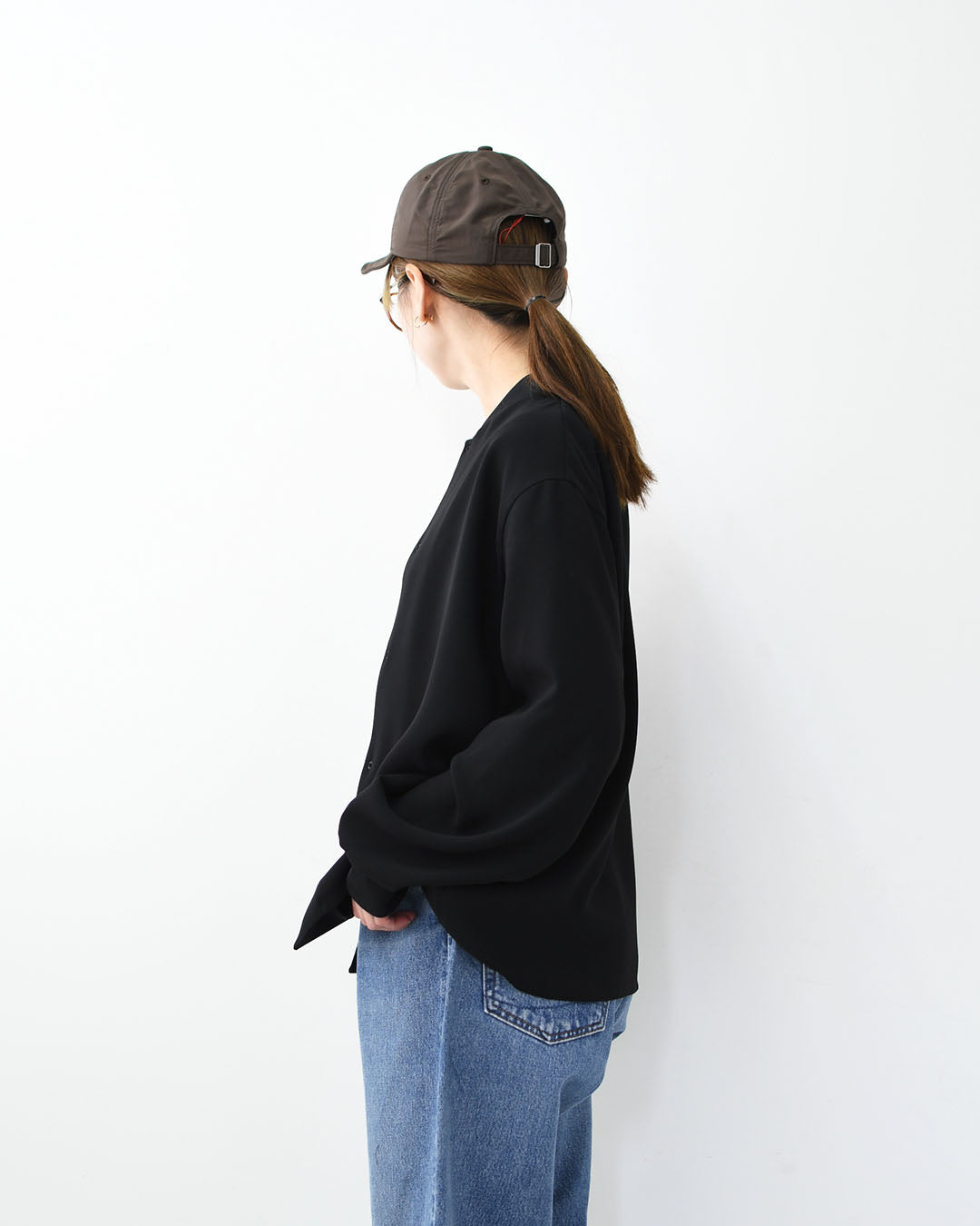 mizuiro ind [ミズイロ インド] blouson like shirt [1-230161] ブルゾンライクシャツ・ブルゾン・シャツ・ジャケット・シンプル・LADY'S [2026SS]