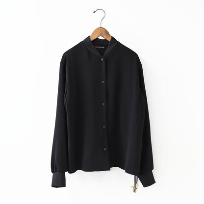 mizuiro ind [ミズイロ インド] blouson like shirt [1-230161] ブルゾンライクシャツ・ブルゾン・シャツ・ジャケット・シンプル・LADY'S [2026SS]