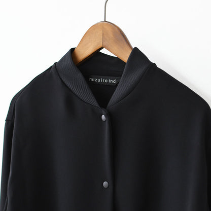 mizuiro ind [ミズイロ インド] blouson like shirt [1-230161] ブルゾンライクシャツ・ブルゾン・シャツ・ジャケット・シンプル・LADY'S [2026SS]