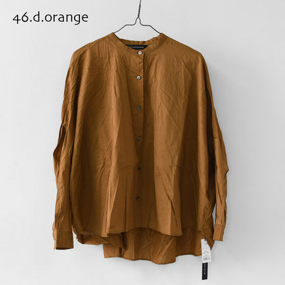 mizuiro ind [ミズイロ インド] back gather wide shirt [1-238975] バックギャザーワイドシャツ・LADY'S[2026AW]