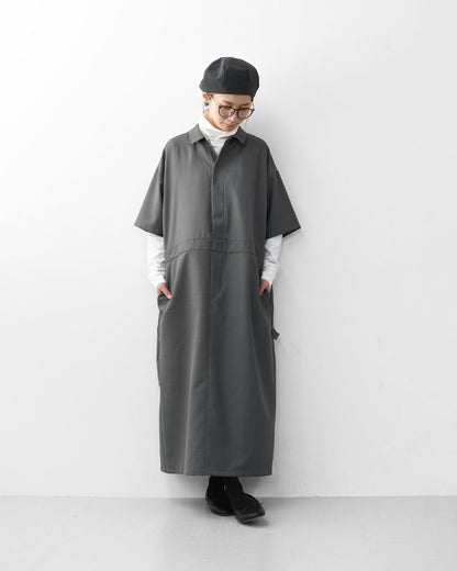 mizuiro ind [ミズイロ インド] painter like OP [1-250073] ペインターライクワンピース・LADY'S[2026ss]