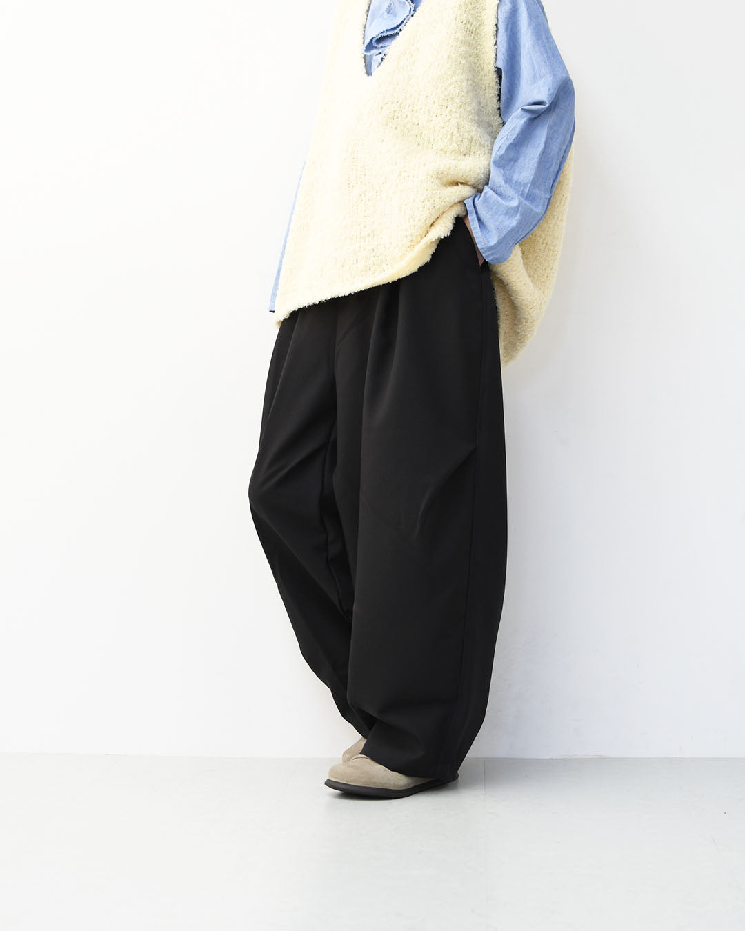 mizuiro ind [ミズイロ インド] wide cargo PT [1-260016] ワイドカーゴパンツ・LADY'S [2026SS]