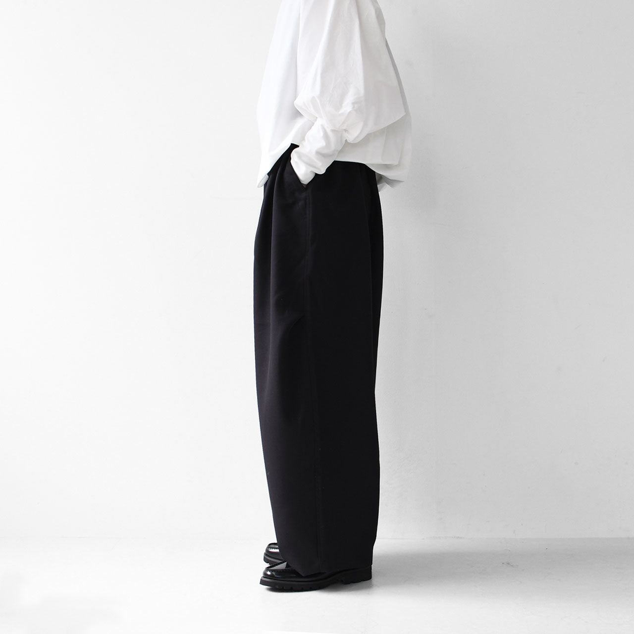 mizuiro ind [ミズイロ インド] wide cargo PT [1-260016A] ワイドカーゴパンツ・カーゴパンツ・ワイドパンツ・ルーズシルエット・LADY'S [2026SS]