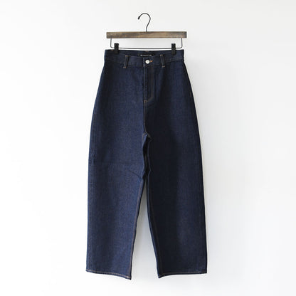 mizuiro ind [ミズイロ インド] high waist denim PT [1-260030] ハイウエストワイドデニム・LADY'S [2026SS]