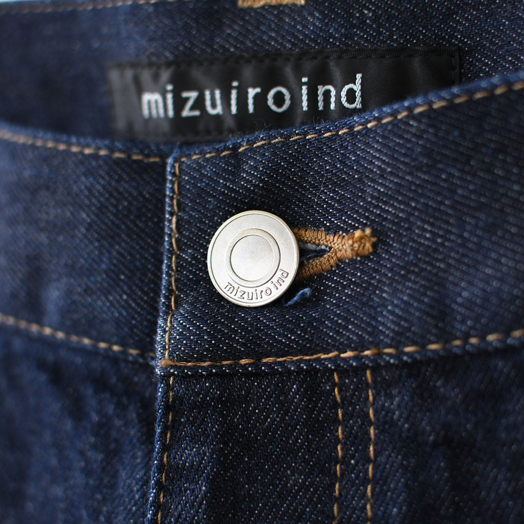 mizuiro ind [ミズイロ インド] high waist denim PT [1-260030] ハイウエストワイドデニム・LADY'S [2026SS]