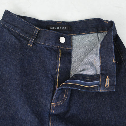 mizuiro ind [ミズイロ インド] high waist denim PT [1-260030] ハイウエストワイドデニム・LADY'S [2026SS]