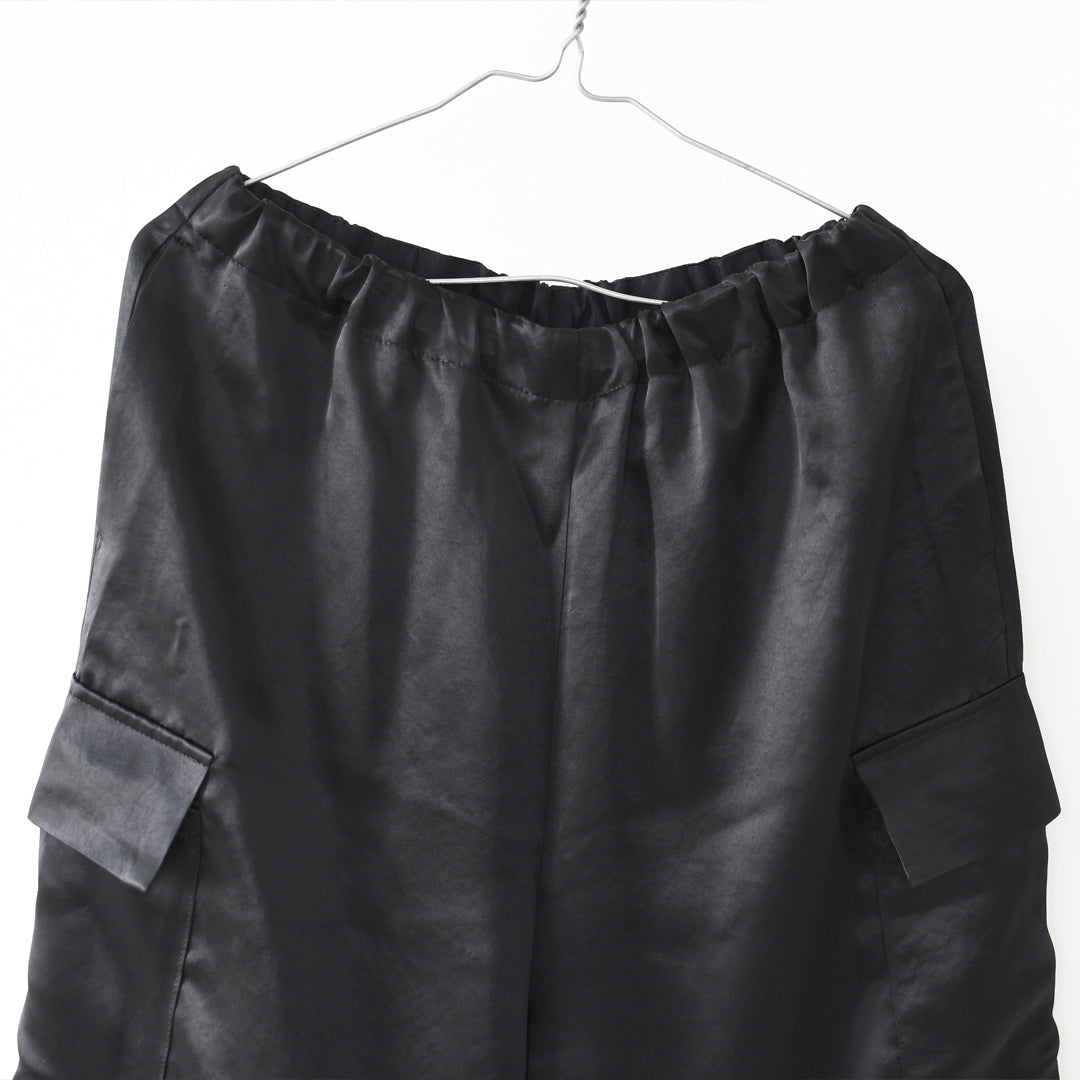 mizuiro ind [ミズイロ インド] satin cargo PT [1-260089] サテンカーゴパンツ・LADY'S [2026SS]