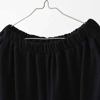 mizuiro ind [ミズイロ インド] fleece drawstring hem PT [1-260104] ドライフレンチテリードローストリングヘムパンツ・スウェットパンツ・ルーズシルエット・ワイドパンツ・ウエストゴム・カジュアル・LADY'S [2026SS]