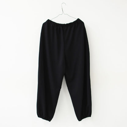 mizuiro ind [ミズイロ インド] fleece drawstring hem PT [1-260104] ドライフレンチテリードローストリングヘムパンツ・スウェットパンツ・ルーズシルエット・ワイドパンツ・ウエストゴム・カジュアル・LADY'S [2026SS]