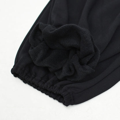 mizuiro ind [ミズイロ インド] fleece drawstring hem PT [1-260104] ドライフレンチテリードローストリングヘムパンツ・スウェットパンツ・ルーズシルエット・ワイドパンツ・ウエストゴム・カジュアル・LADY'S [2026SS]