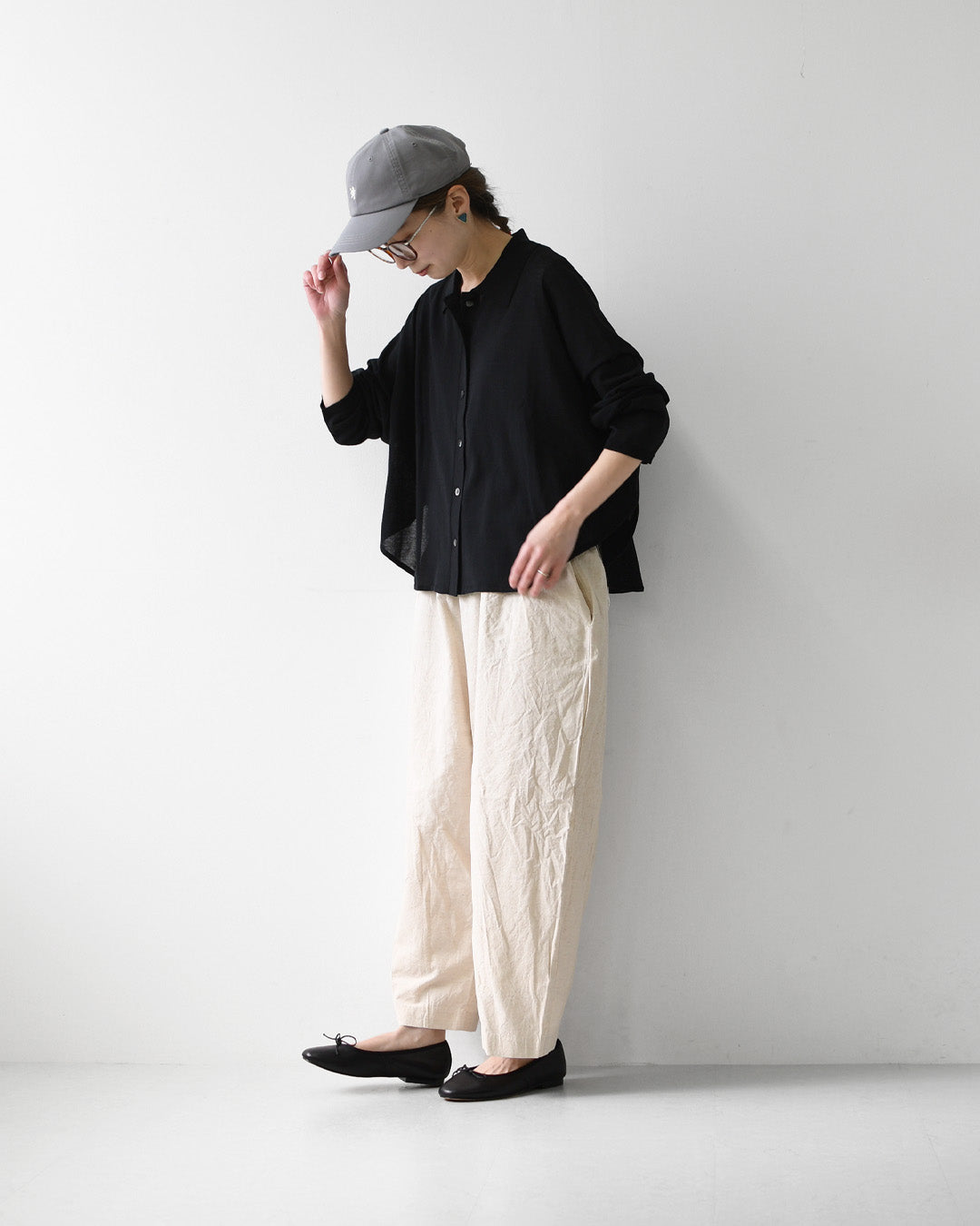 mizuiro ind [ミズイロ インド] shirt collar shirt C/D [2-220038] シャツカラーシャツカーディガン・カーディガン・ニットトップス・ワイドシルエット・LADY'S [2026SS]