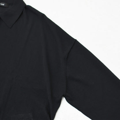 mizuiro ind [ミズイロ インド] shirt collar shirt C/D [2-220038] シャツカラーシャツカーディガン・カーディガン・ニットトップス・ワイドシルエット・LADY'S [2026SS]