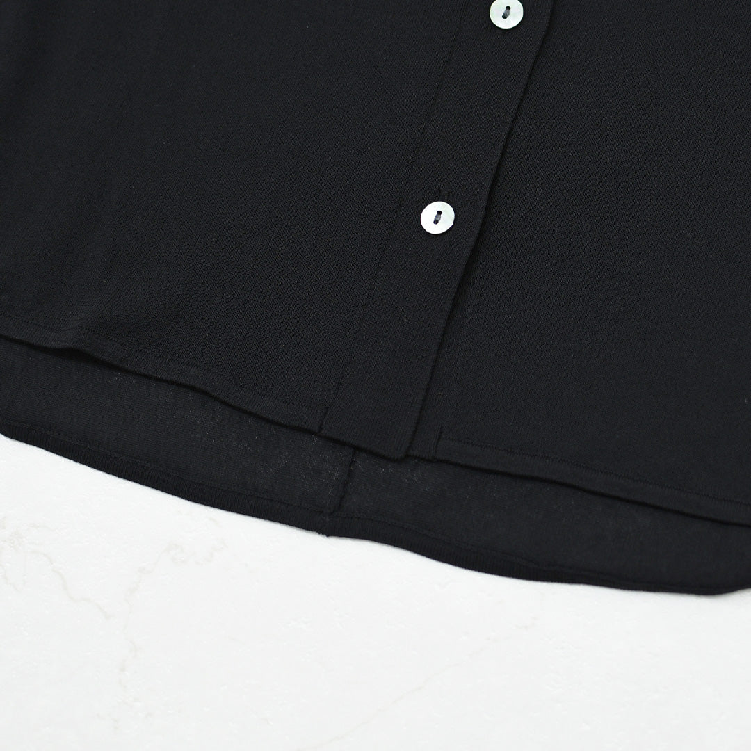 mizuiro ind [ミズイロ インド] shirt collar shirt C/D [2-220038] シャツカラーシャツカーディガン・カーディガン・ニットトップス・ワイドシルエット・LADY'S [2026SS]