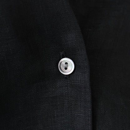 mizuiro ind [ミズイロ インド] linen stand collar cocoon shirt [2-230136] リネンスタンドカラーコクーンシャツ・コクーンシルエット・ワイドシルエット・スタンドカラーシャツ・ゆったりシルエット・通気性・吸湿性・LADY'S [2026SS]