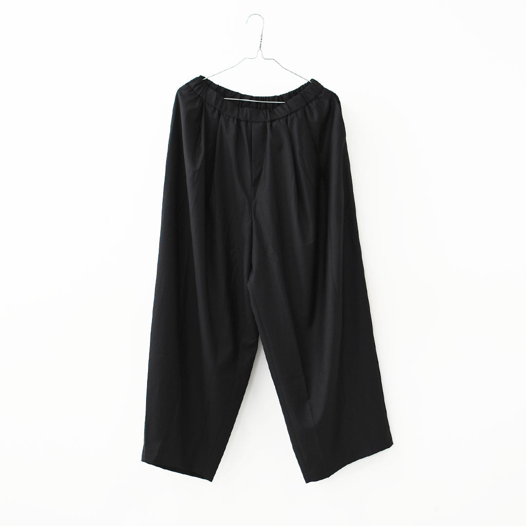 mizuiro ind [ミズイロ インド] wide tuck PT [2-260051] ワイドタックパンツ・ワイドパンツ・ワイドシルエット・テーパードシルエット・キレイ目・LADY'S [2026SS]