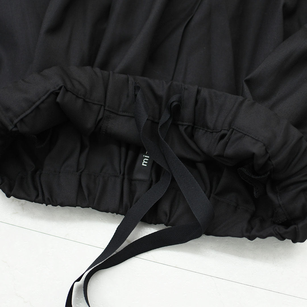 mizuiro ind [ミズイロ インド] wide tuck PT [2-260051] ワイドタックパンツ・ワイドパンツ・ワイドシルエット・テーパードシルエット・キレイ目・LADY'S [2026SS]