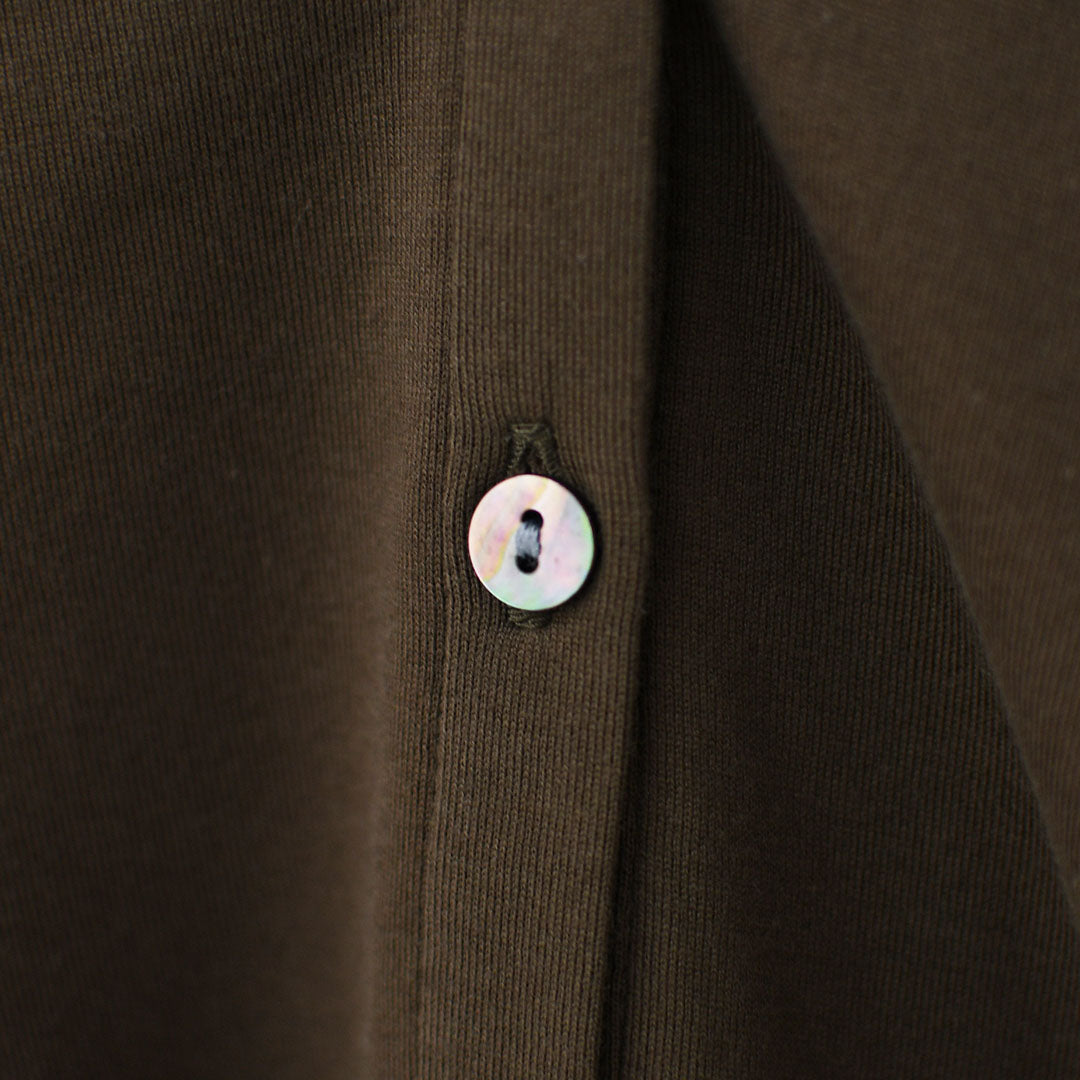 mizuiro ind [ミズイロ インド] wide collar polo shirt [3-210053] ワイドカラーポロシャツ・コットンシャツ・ビッグカラー・長袖・LADY'S [2025AW]