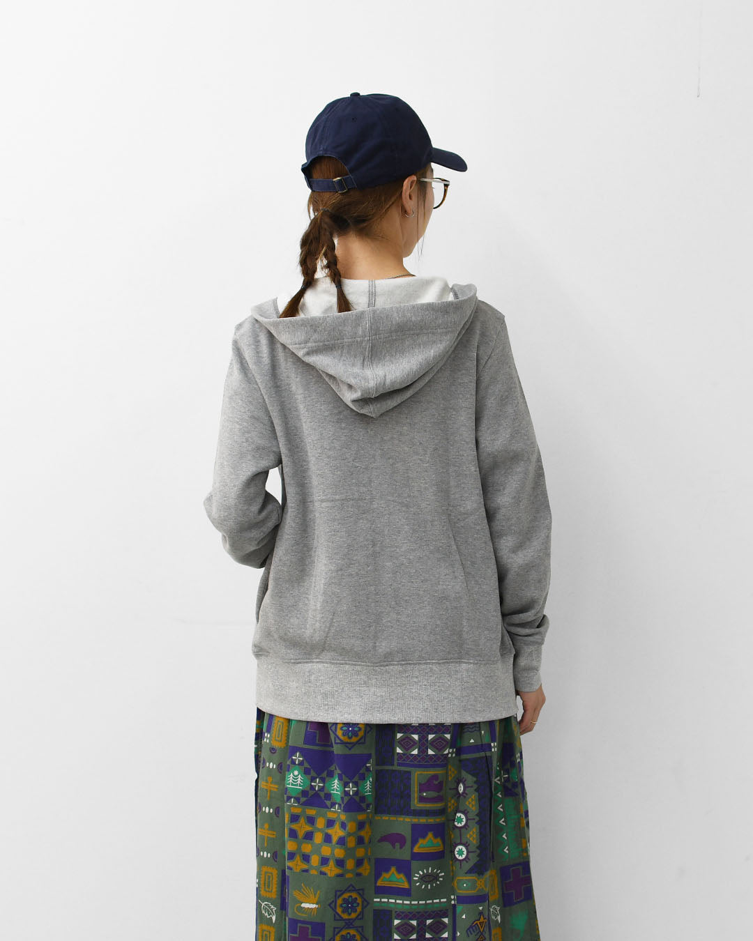 mizuiro ind [ミズイロ インド] brushed back zip hoodie [3-210057] ブラッシュバックジップフーディー・裏起毛・ジップパーカー・コンパクトシルエット・ジャスト感・シンプル・モード・LADY'S [2025AW]