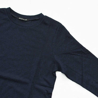 mizuiro ind [ミズイロ インド] lace jacquard P/O [3-210070] レースジャカードプルオーバー・クルーネック・長袖・LADY'S [2026AW]