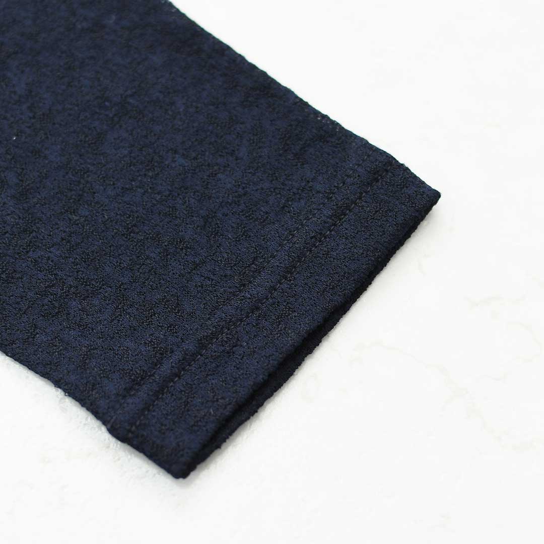 mizuiro ind [ミズイロ インド] lace jacquard P/O [3-210070] レースジャカードプルオーバー・クルーネック・長袖・LADY'S [2026AW]
