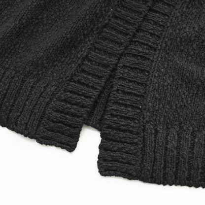 mizuiro ind [ミズイロ インド] Lily-yarn V neck C/D [3-220116] リリヤーンVネックカーディガン・羽織・カジュアル・キレイめ・オープンスタイル・スラブ感・LADY'S [2026AW]