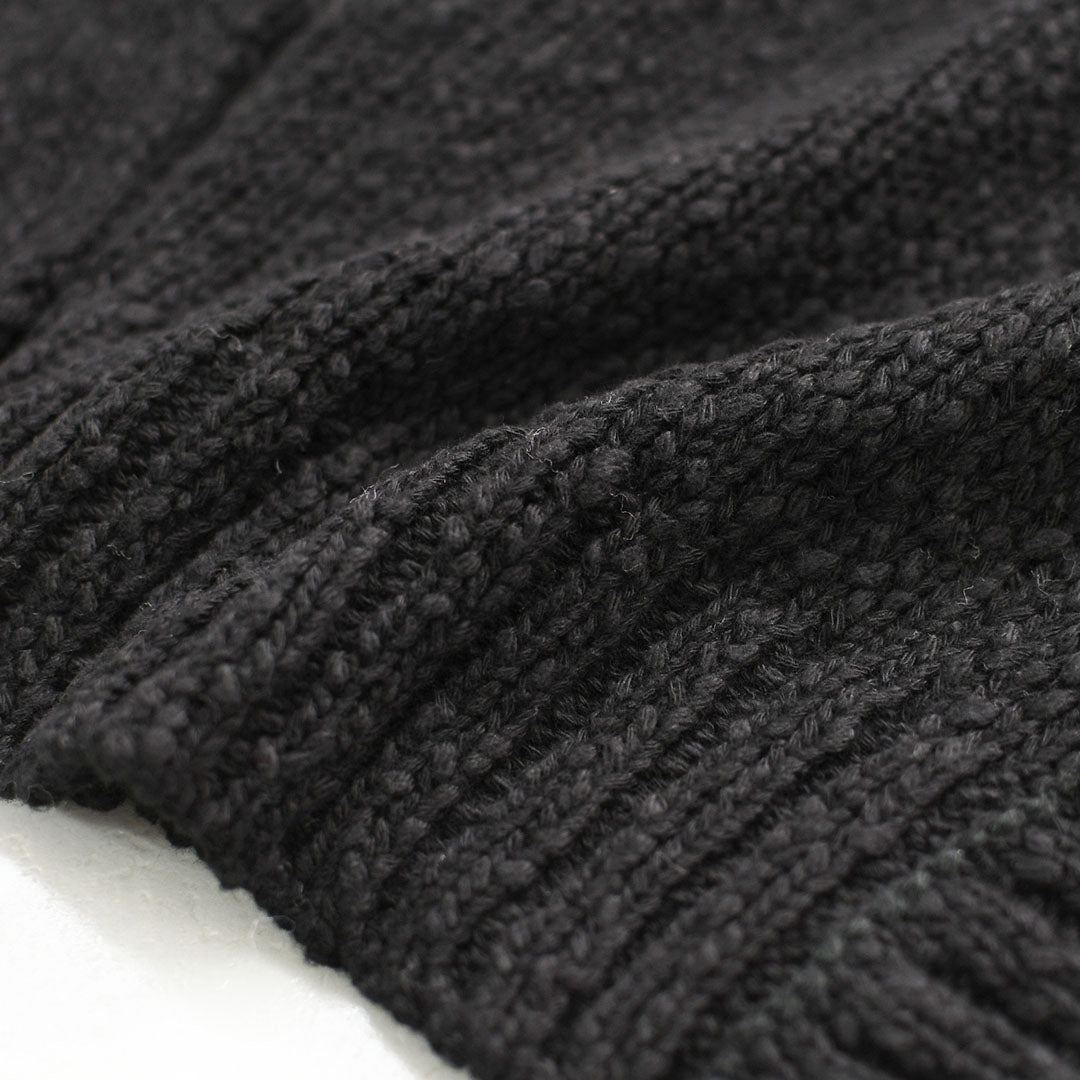 mizuiro ind [ミズイロ インド] Lily-yarn V neck C/D [3-220116] リリヤーンVネックカーディガン・羽織・カジュアル・キレイめ・オープンスタイル・スラブ感・LADY'S [2026AW]