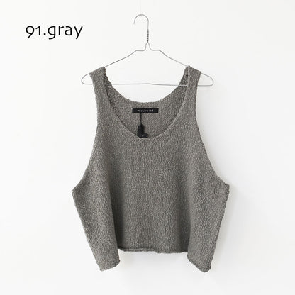 mizuiro ind [ミズイロ インド] Lily-yarn vest [3-220118] リリーヤーンベスト・ベスト・ニットベスト・スラブニット・LADY'S [2025AW]