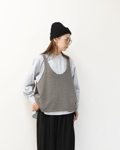 mizuiro ind [ミズイロ インド] Lily-yarn vest [3-220118] リリーヤーンベスト・ベスト・ニットベスト・スラブニット・LADY'S [2025AW]