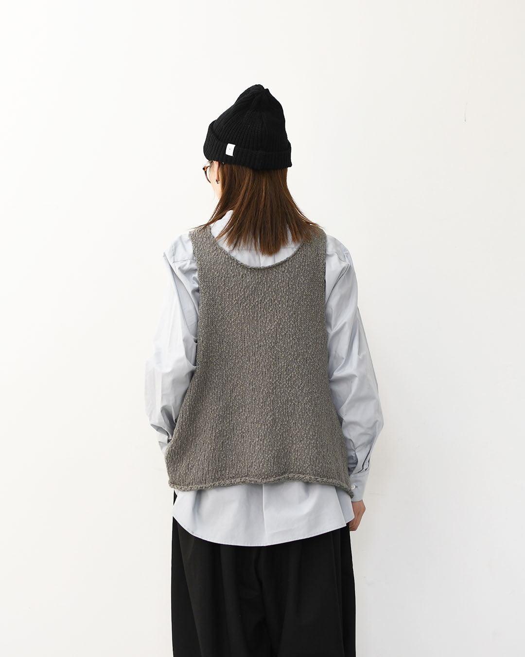 mizuiro ind [ミズイロ インド] Lily-yarn vest [3-220118] リリーヤーンベスト・ベスト・ニットベスト・スラブニット・LADY'S [2025AW]