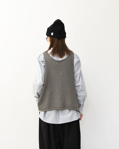 mizuiro ind [ミズイロ インド] Lily-yarn vest [3-220118] リリーヤーンベスト・ベスト・ニットベスト・スラブニット・LADY'S [2025AW]
