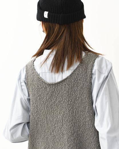 mizuiro ind [ミズイロ インド] Lily-yarn vest [3-220118] リリーヤーンベスト・ベスト・ニットベスト・スラブニット・LADY'S [2025AW]