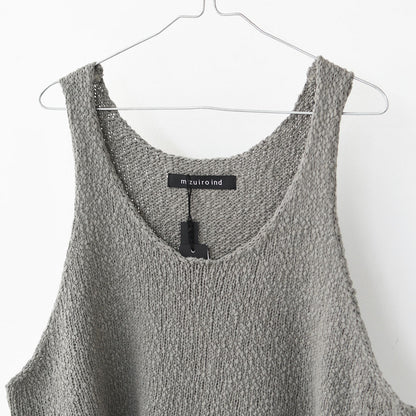 mizuiro ind [ミズイロ インド] Lily-yarn vest [3-220118] リリーヤーンベスト・ベスト・ニットベスト・スラブニット・LADY'S [2025AW]
