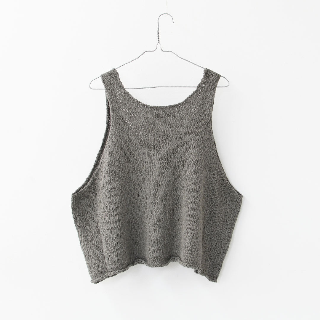 mizuiro ind [ミズイロ インド] Lily-yarn vest [3-220118] リリーヤーンベスト・ベスト・ニットベスト・スラブニット・LADY'S [2025AW]