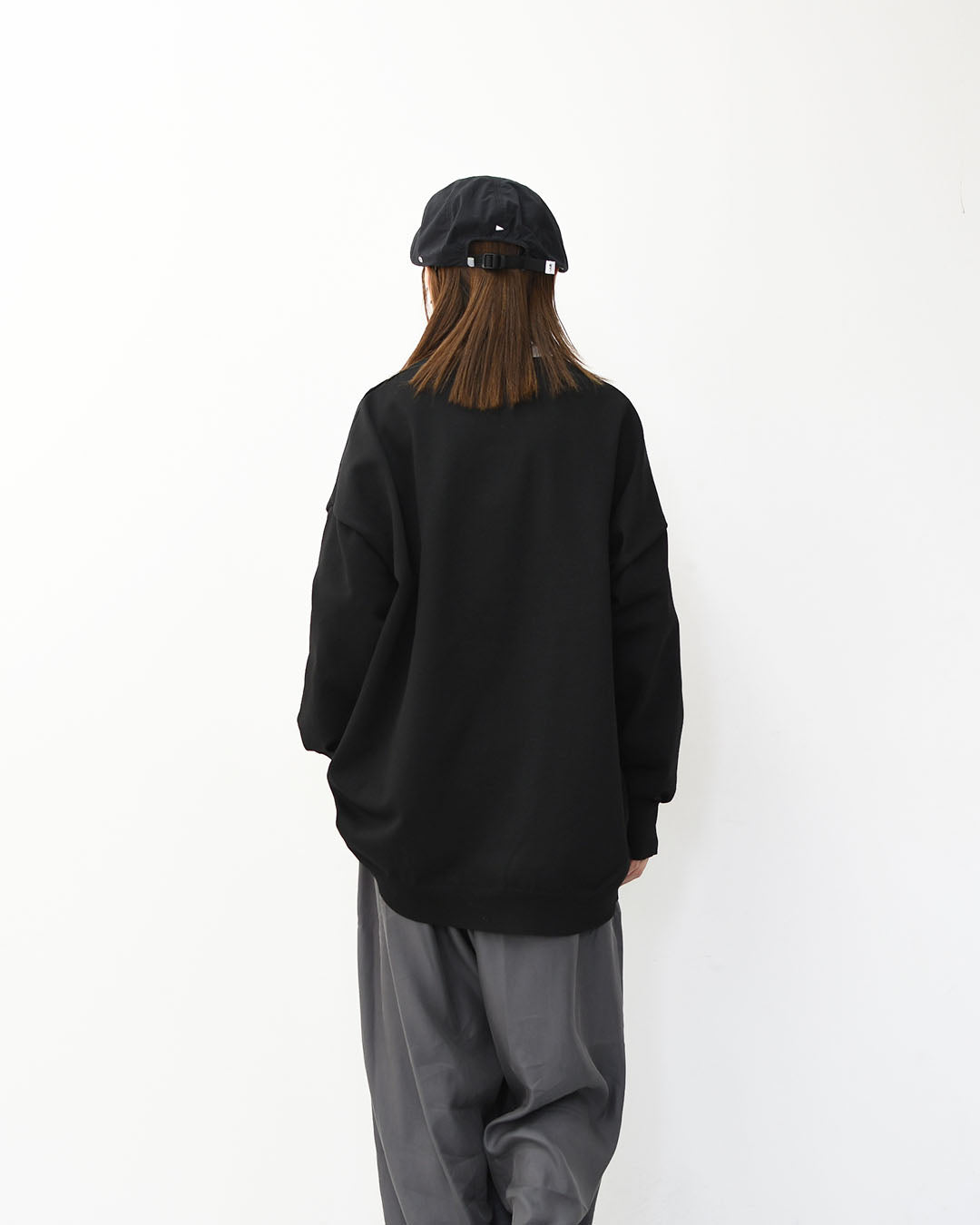 mizuiro ind [ミズイロ インド] crew neck wide P/O [3-220122] クルーネックワイドプルオーバー [2025AW]